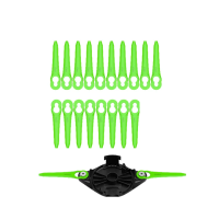 Нож пластиковый 2963607 20 шт с диском для двухсторонней установки для триммеров Greenworks GD24LT331, G24LT301 24V и G40LT331 40V Greenworks 