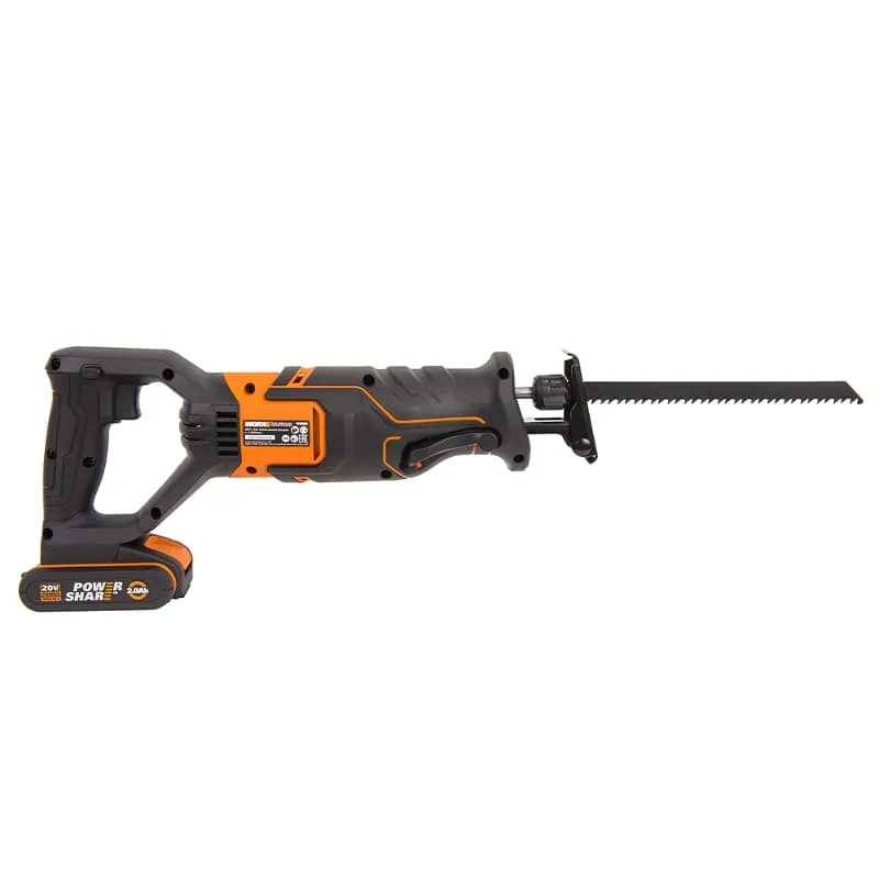 Сабельная пила WORX WX500 20V аккумуляторная — детальное фото