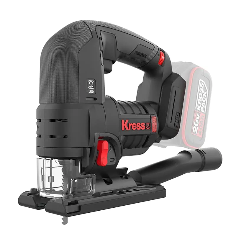 Лобзик KRESS KUE26.9 20V аккумуляторный бесщеточный — детальное фото