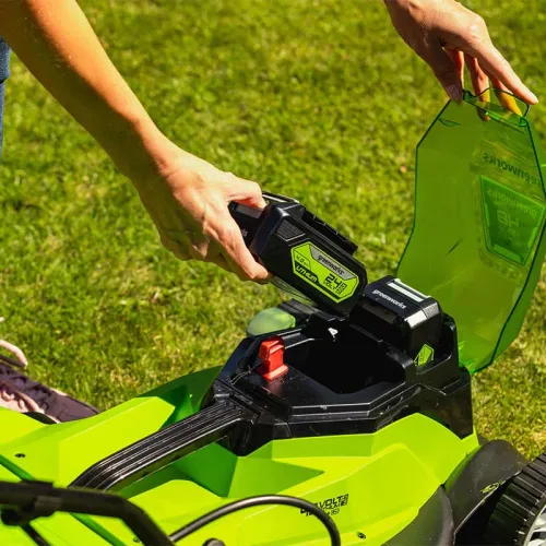 Газонокосилка Greenworks G24X2LM41 24V 2512607 (41 см) аккумуляторная — детальное фото