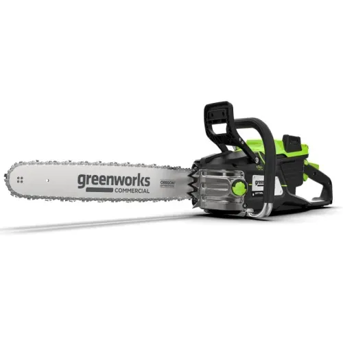 Пила цепная 46 см (3,6 кВт) аккумуляторная Greenworks 82V OCS600 2009607, бесщёточная, без АКБ и ЗУ