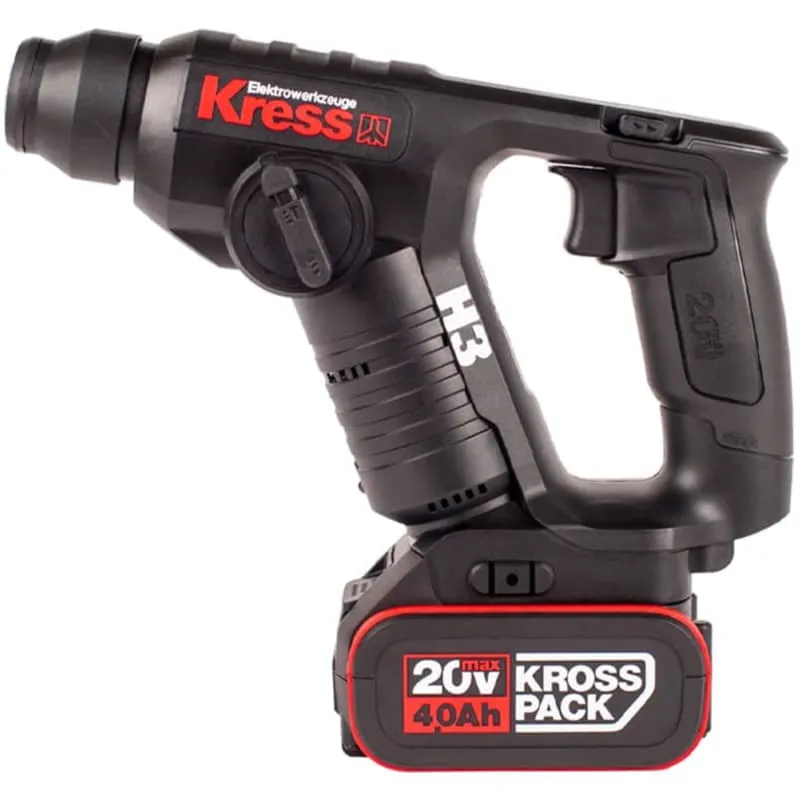 Перфоратор-дрель KRESS H3 KU381 20V 1,5Дж аккумуляторный — детальное фото