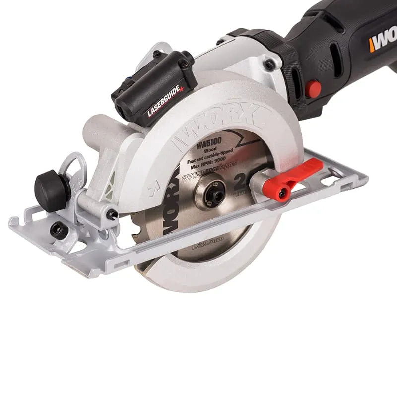 Дисковая пила WORX WX437 800Вт 120мм электрическая — детальное фото