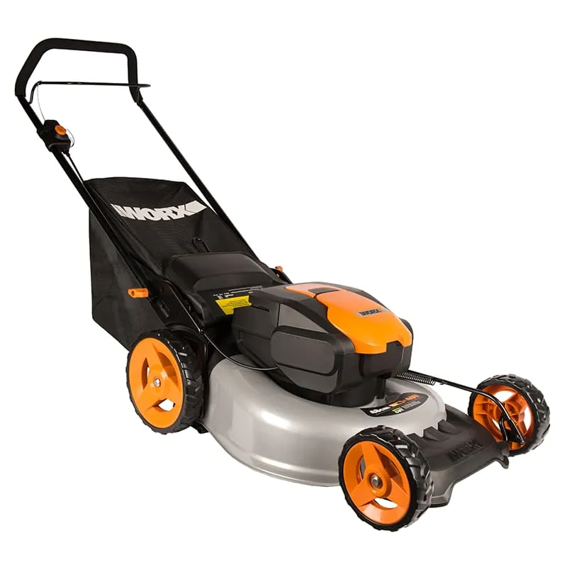 Газонокосилка WORX WG751E 40V 48см аккумуляторная — детальное фото