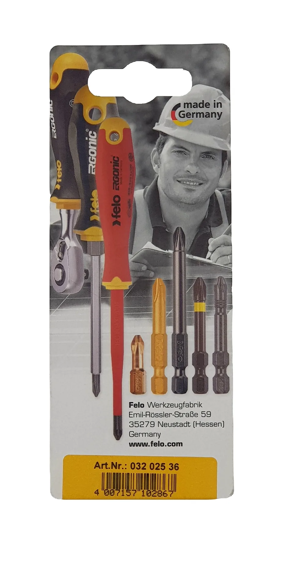 Бита крестовая PH 2X50, 2шт Felo 03202536 — детальное фото