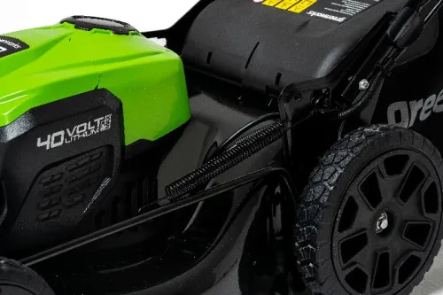 Самоходная газонокосилка Greenworks GD40LM46SP 40V 2506807 (46 см) аккумуляторная — детальное фото