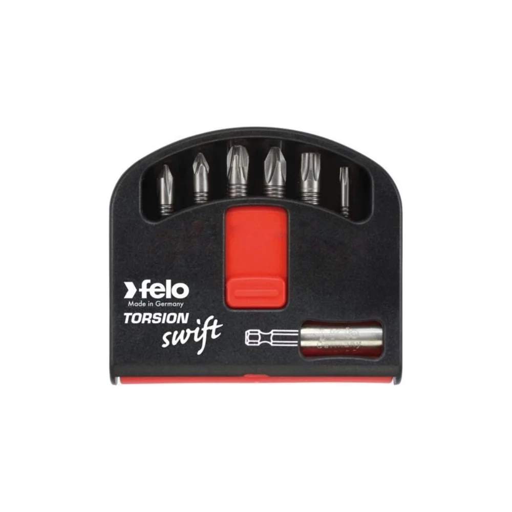 Набор бит Torsion (6 бит с держателем; 25 мм; PH; в кейсе Swift) Felo 02060406 — детальное фото