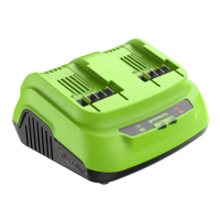 Ультрабыстрое двойное зарядное устройство Greenworks G24X2C8 24V 2958807 (8 A)
