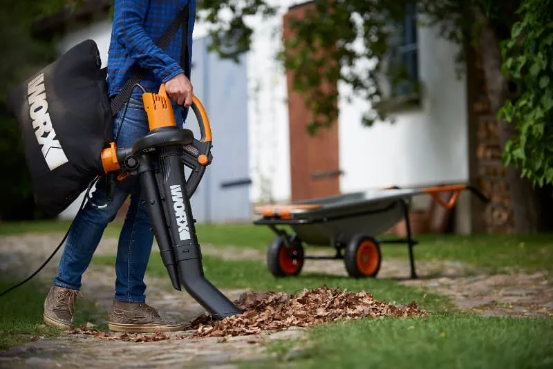 Воздуходувка-садовый пылесос WORX WG505E 220V 3000Вт 335км/ч электрическая — детальное фото