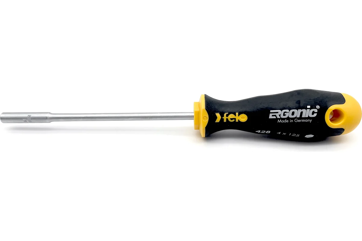 Отвертка-торцевой ключ Felo Ergonic SW 4,0x125 42804040 — детальное фото