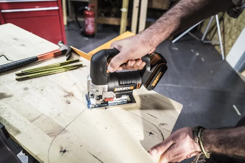 Лобзик WORX WX543 20V аккумуляторный — детальное фото