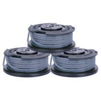 Катушка для триммера Greenworks 3шт., леска 1,65 мм, односторонний выход лески (2963307)