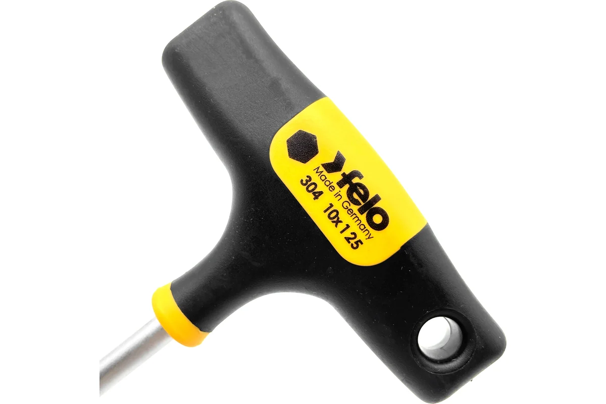 Т-образный ключ 10 мм, стержень 125 мм Felo 30410460 — детальное фото