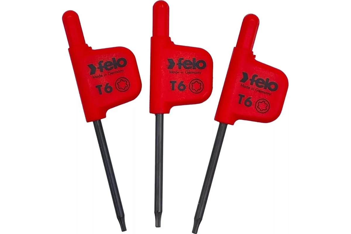 Флажковый ключ Felo TX6x33, упаковка 3 шт. 34810650 — детальное фото