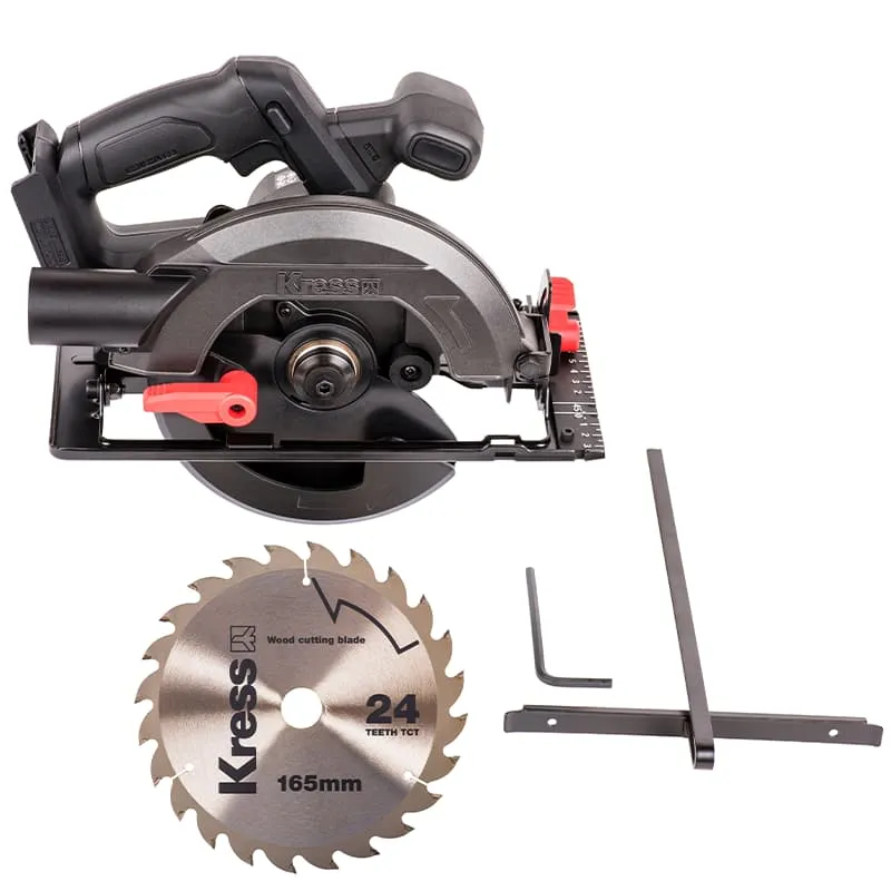 Дисковая (циркулярная) пила KRESS KU520 20V 165мм аккумуляторная — детальное фото