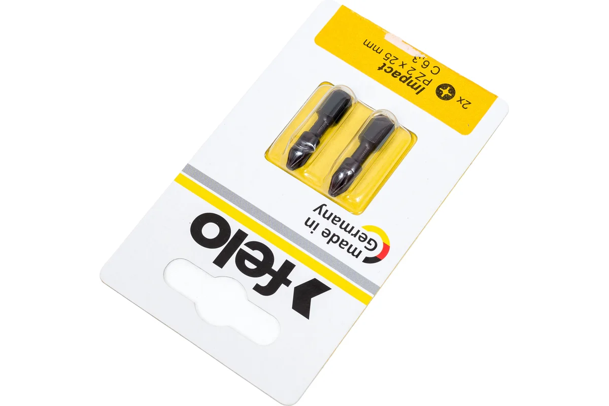 Бита крестовая ударная серия Impact 2 шт, PZ2X25 Felo 02102241 — детальное фото