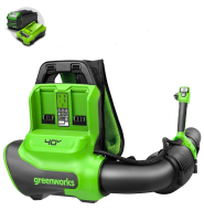 Воздуходувка ранцевая Greenworks 40V (281 км/ч) бесщеточная аккумуляторная