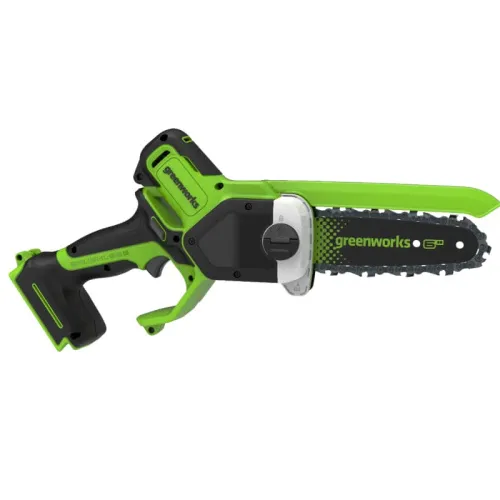 Цепная мини-пила Greenworks GD24CS15 24V 2010107 (15 см) с автоматической смазкой цепи бесщеточная аккумуляторная — детальное фото