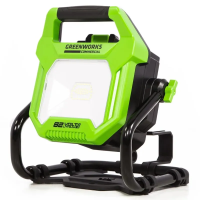 LED-прожектор Greenworks G82WLH 82V/220V 3504007 (1250/2500 лм) с гибридным питанием