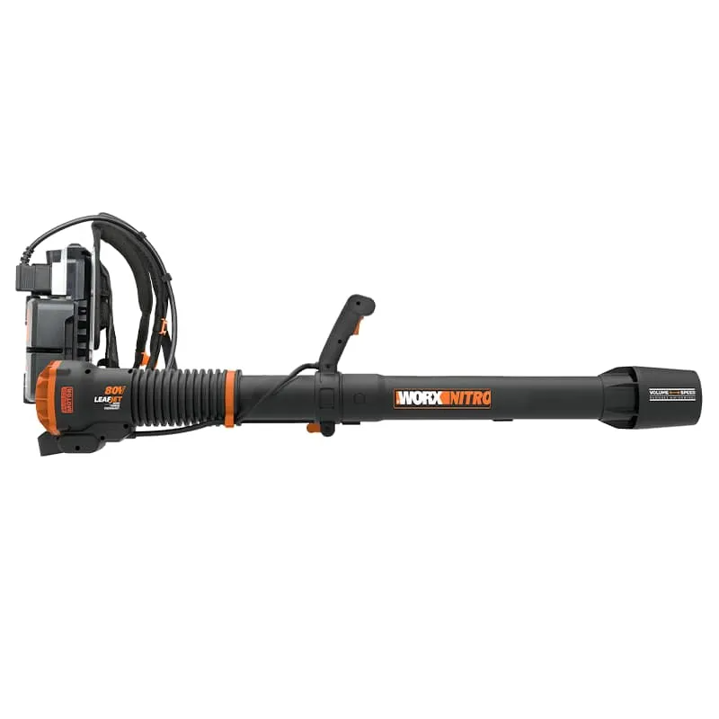 Воздуходувка WORX WG572E 80V аккумуляторная бесщеточная — детальное фото