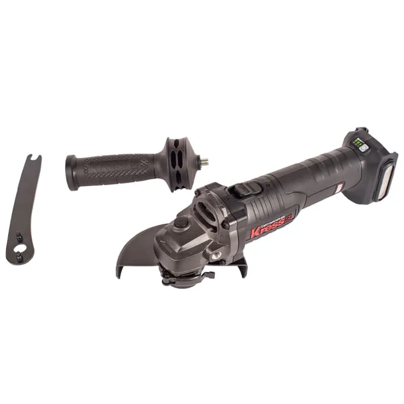 Угловая шлифмашина (болгарка) KRESS KU801 20V 125мм аккумуляторная — детальное фото