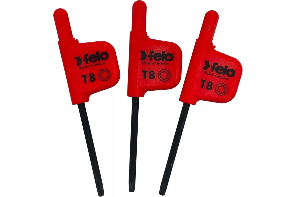 Флажковый ключ Felo TX8x33, упаковка 3 шт. 34810850 — детальное фото