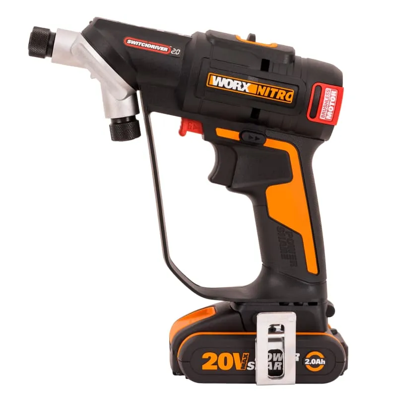 Дрель-шуруповерт WORX WX177 20V Switchdriver 2.0 50Нм аккумуляторная бесщеточная — детальное фото